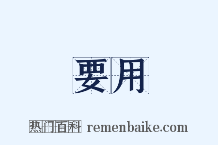 要用是什么意思的图片